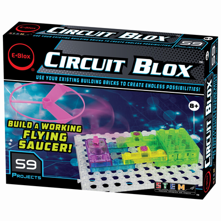 E-BLOX Circuit Blox Student Set, 59 Projects CB-0804SS